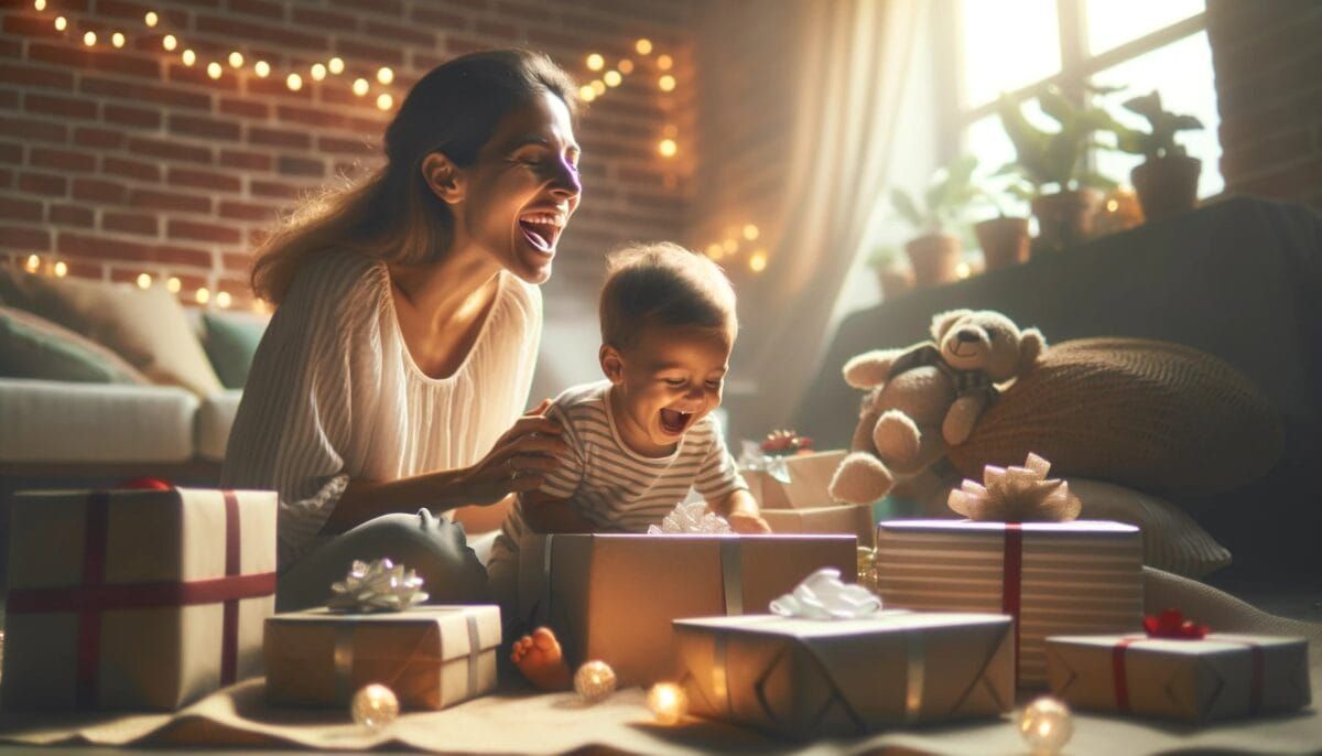 'Unwrapping Joy - Thoughtful Gift Ideas for Moms with Small Kids'.